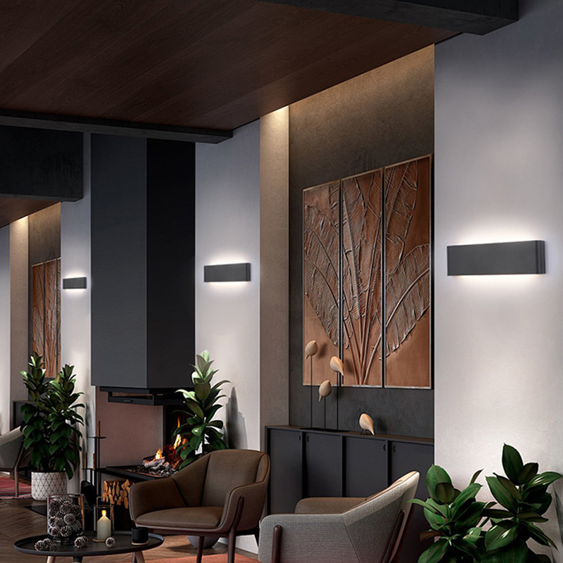 Decor Lighting Discount - โคมไฟติดผนัง LED สไตล์มินิมอล โคมไฟข้างเตียงห้องนอน โคมไฟติดผนังทางเดินในร่ม โคมไฟตกแต่งภายใน