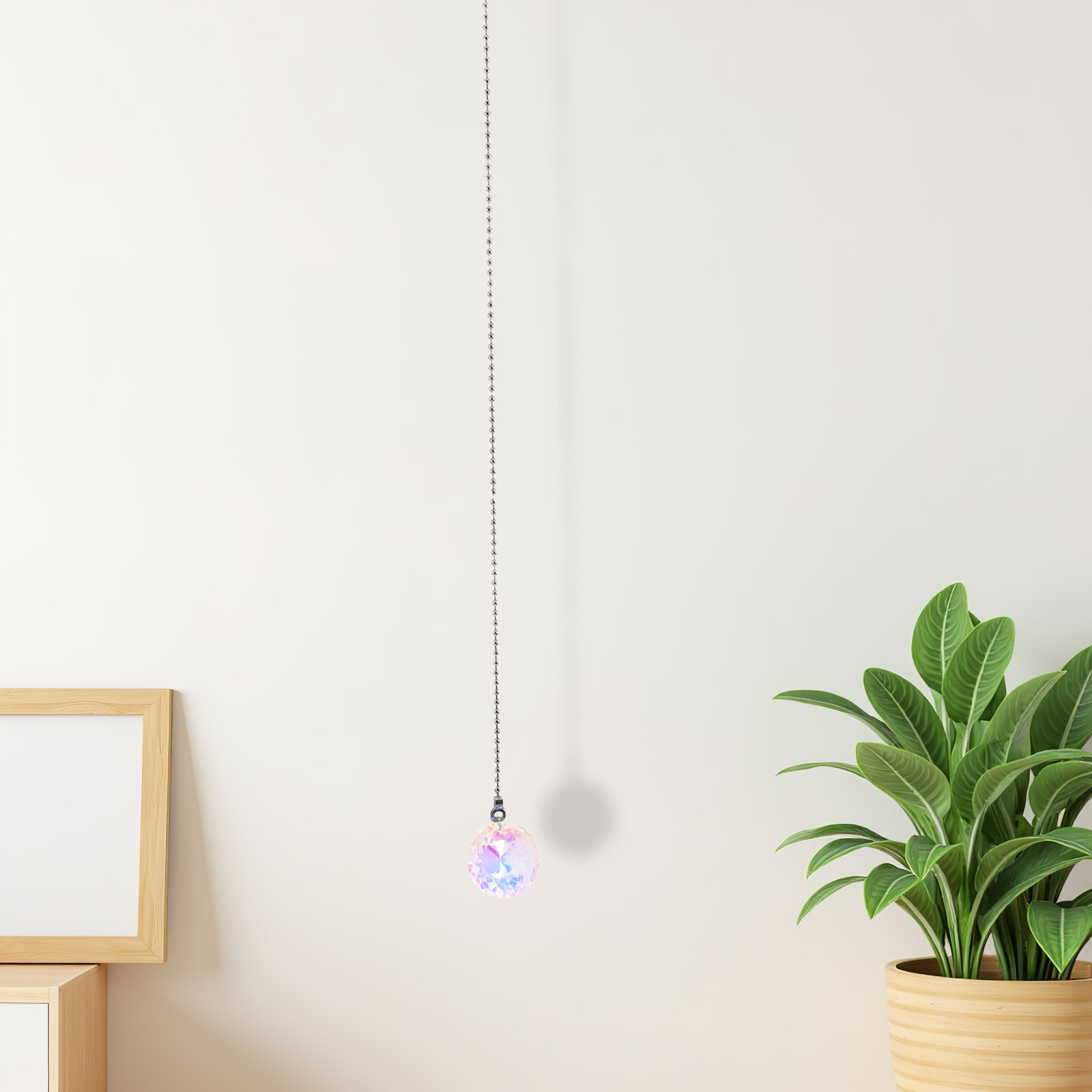 Decor Lighting Ceiling Fans - โซ่ดึงพัดลมเพดานคริสตัล 4 ชิ้น จี้ห้อยตกแต่งสำหรับโคมไฟและอุปกรณ์แสงสว่าง