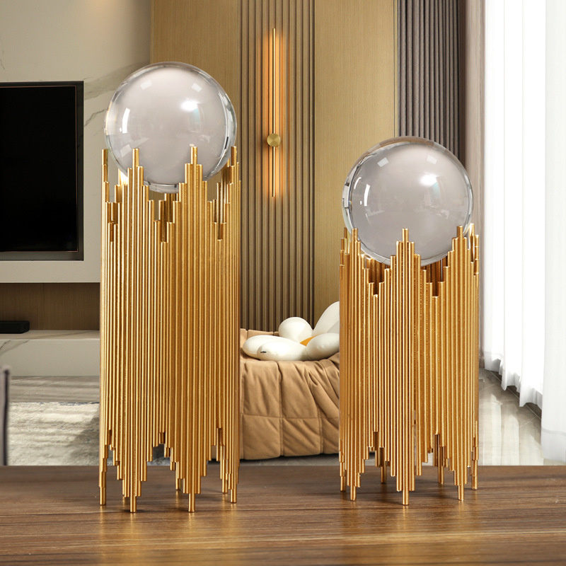 Lighting Room Decor Items - ตกแต่งบ้านห้องนั่งเล่นรายการเครื่องประดับสําหรับ House Lighted แก้วไวน์คริสตัลหนังสือกลางตารางโมเดิร์นหรูหราตู้ทีวี Design