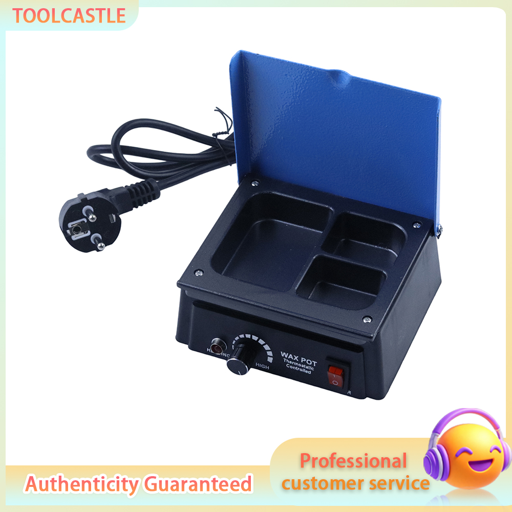 Wax Melter Electric - เครื่องหลอมแว็กซ์ 3 ถัง, เครื่องทำความร้อนแว็กซ์ทันตกรรมควบคุมอุณหภูมิอัตโนมัติ, หม้อหลอมแว็กซ์สำหรับห้องปฏิบัติการ 110V/220V