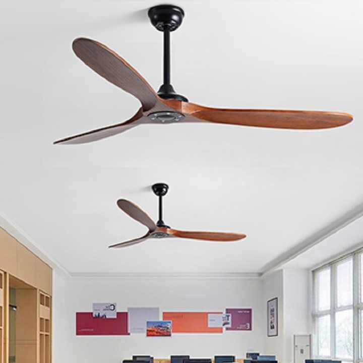 Decor Lighting Ceiling Fans - พัดลมเพดานไม้สไตล์อินดัสเทรียล ขนาด 42 52 60 นิ้ว
