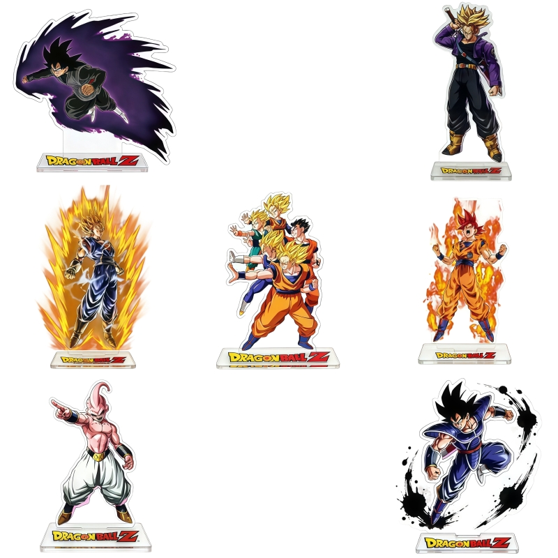 Lighting Room Decor Items - การ์ตูนอะนิเมะดราก้อนบอลอะคริลิคซุปเปอร์ไซย่าโปร่งใสความละเอียดสูงเดสก์ท็อปเครื่องประดับตกแต่งห้องของเล่นเด็ก