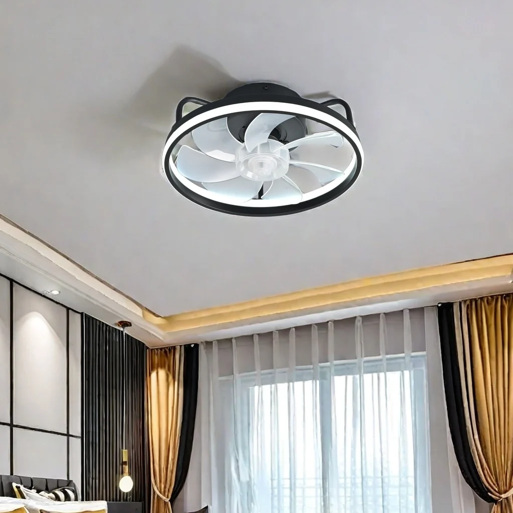2 in 1 โมเดิร์นพัดลมเพดานสมาร์ - Decor Lighting Ceiling Fans บทวิจารณ์และราคา