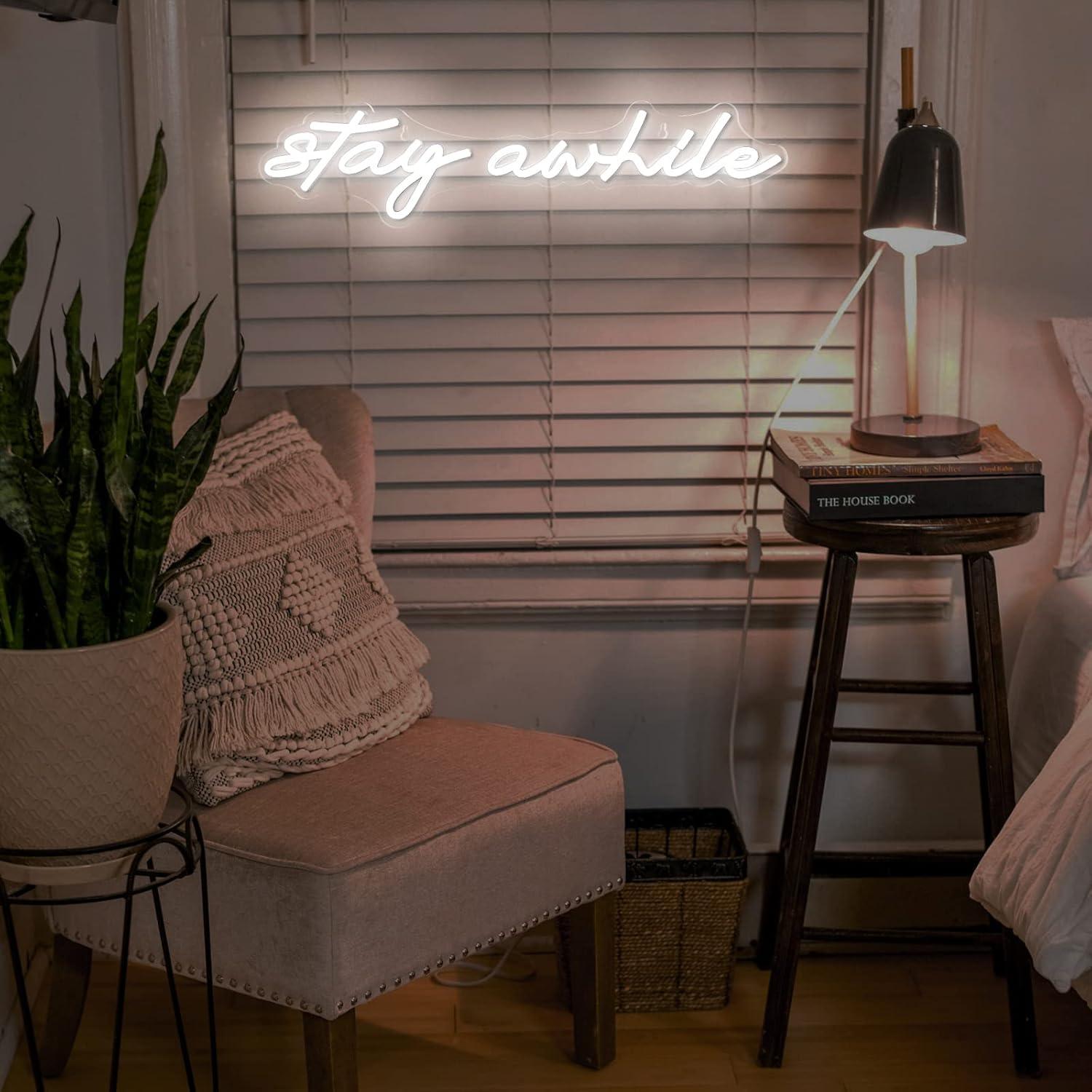 ป้ายไฟนีออนแบบ USB ปรับความสว่ - Wall Decor Lighting บทวิจารณ์และราคา