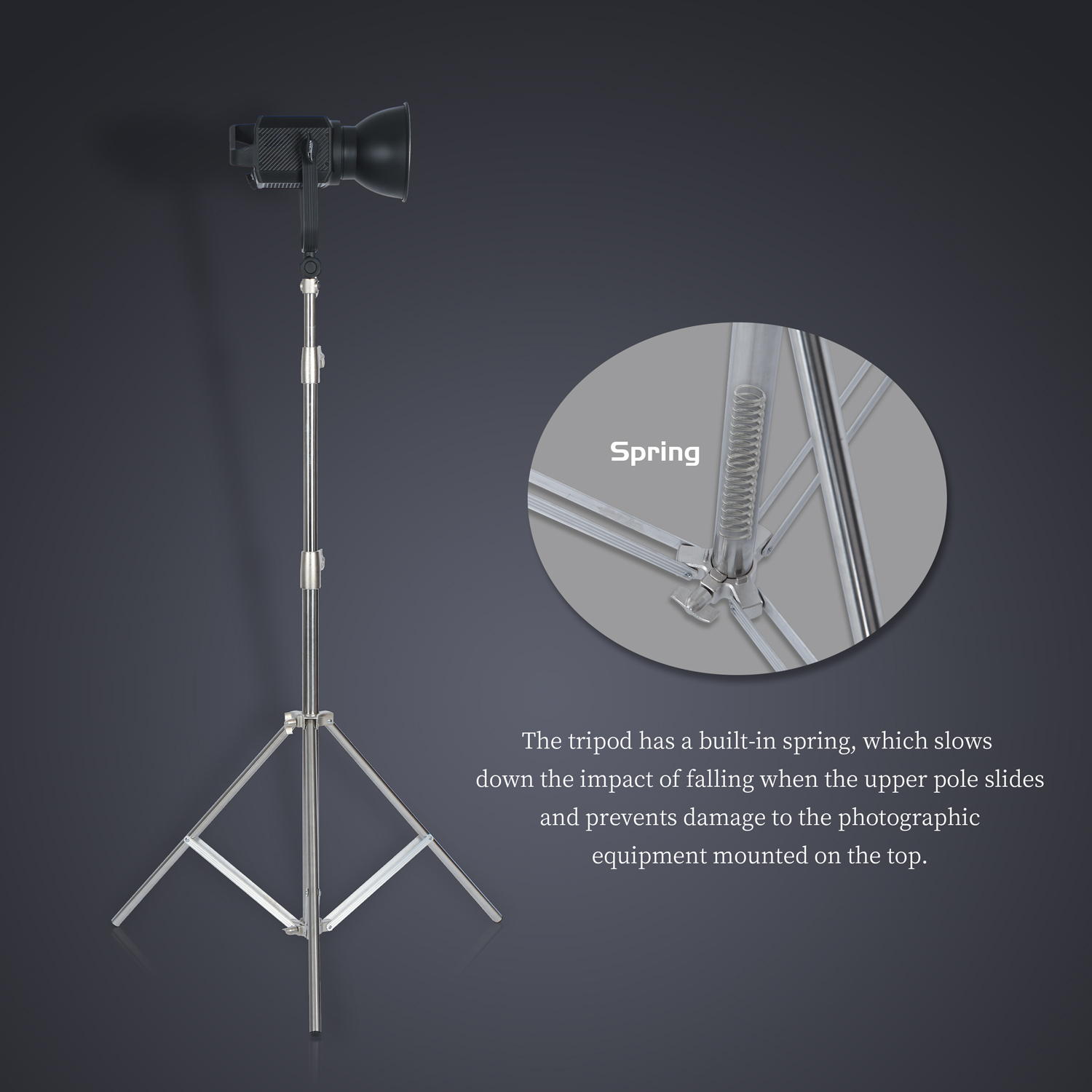 SH 2.8M สแตนเลสสตีลขาตั้ง Heav - Lighting Gallery บทวิจารณ์และราคา