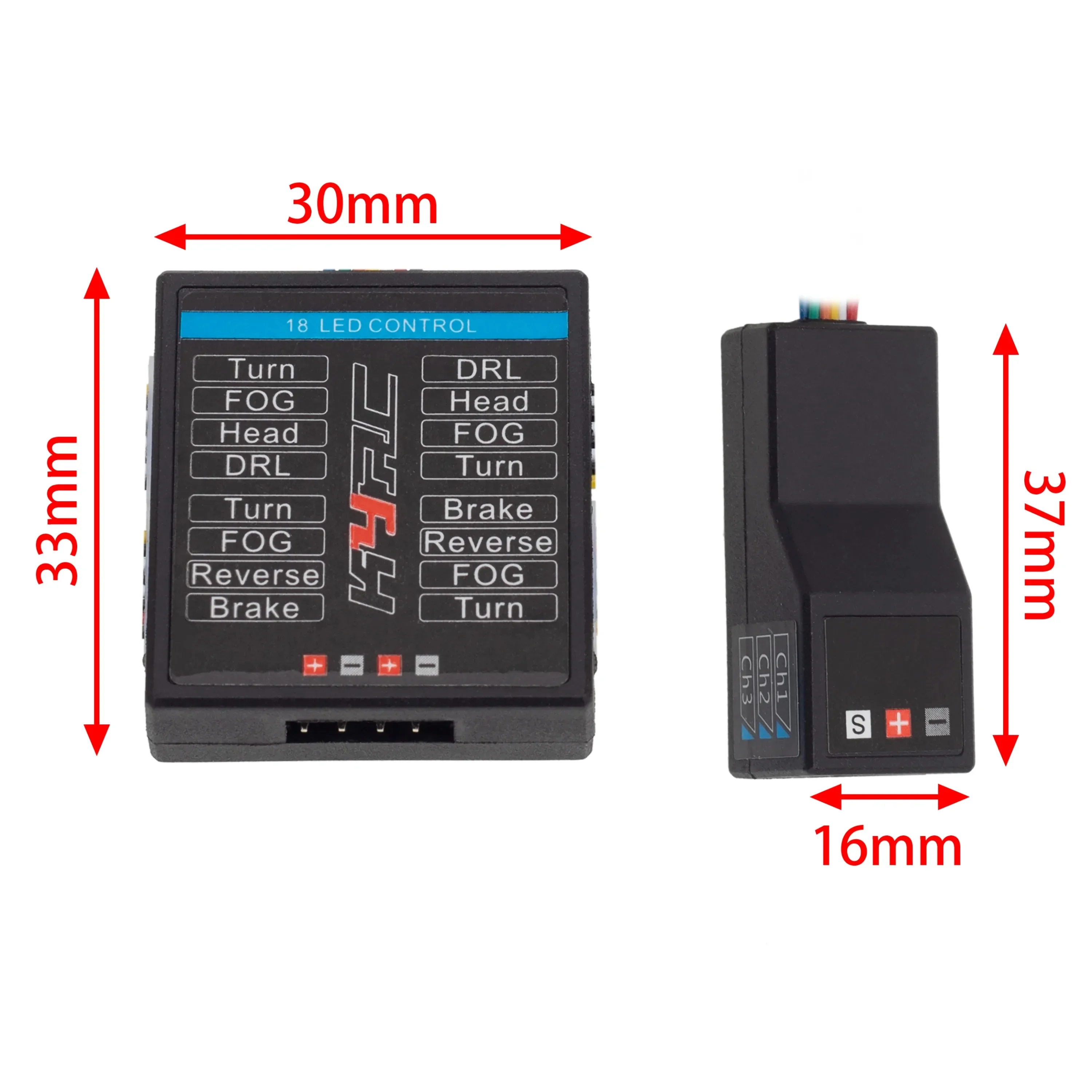 RC รถ 1/8 1/10 RC รถ 14 ไฟ LED - Touch Dimmer Lamp บทวิจารณ์และราคา