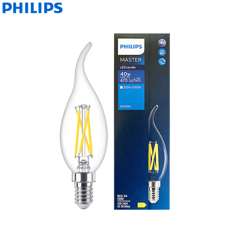 หลอดไฟ LED รูปเทียน รุ่น Maste - Philips Bulb Led Classic บทวิจารณ์และราคา