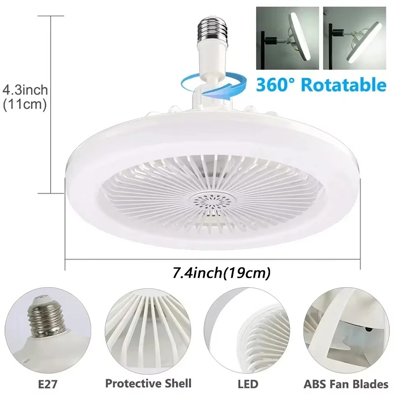 2 In 1 พัดลมเพดานโคมไฟ 3 ความเ - Decor Lighting Ceiling Fans บทวิจารณ์และราคา