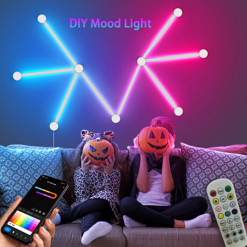 โคมไฟติดผนัง RGB อัจฉริยะ, ไฟ  - Wall Decor Lighting บทวิจารณ์และราคา