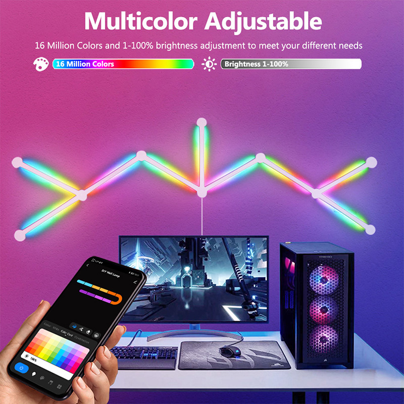 โคมไฟติดผนัง RGB อัจฉริยะ, ไฟ  - Wall Decor Lighting บทวิจารณ์และราคา