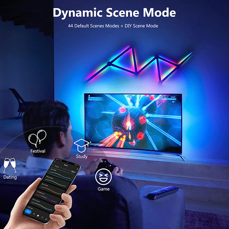 โคมไฟติดผนัง RGB อัจฉริยะ, ไฟ  - Wall Decor Lighting บทวิจารณ์และราคา