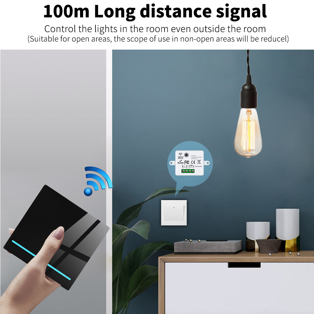 สวิตช์ไร้สายแบตเตอรี่ Hococa C - Touch Dimmer Lamp บทวิจารณ์และราคา