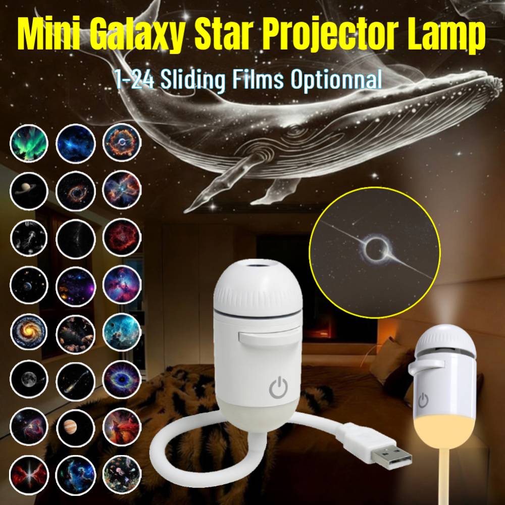 โปรเจคเตอร์ไฟกลางคืนมินิ กาแล็ - Wall Decor Lighting บทวิจารณ์และราคา