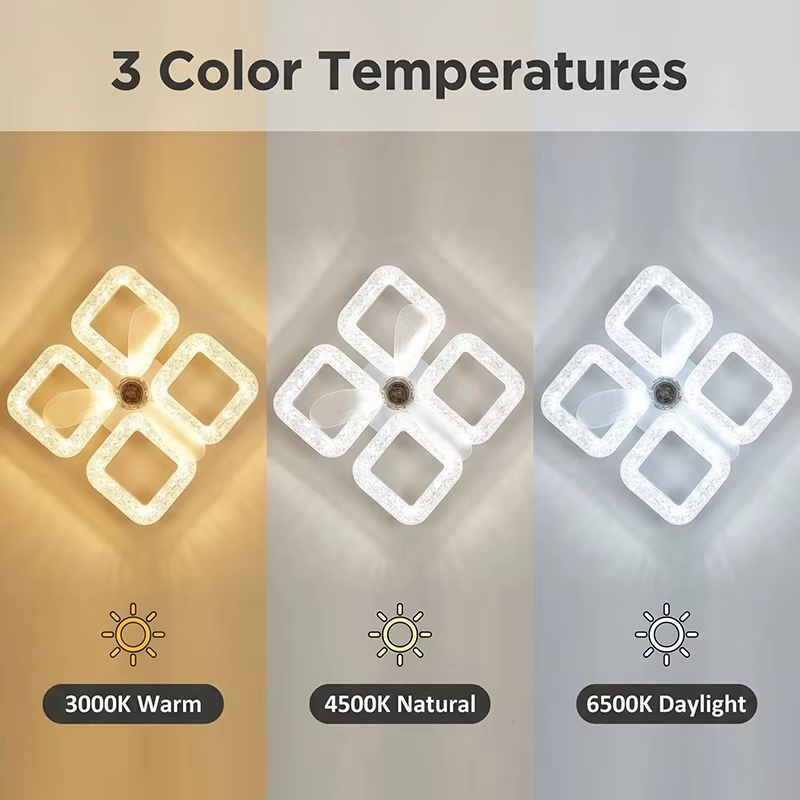 พัดลมเพดานแบบสองฐานพร้อมไฟ E27 - Decor Lighting Ceiling Fans บทวิจารณ์และราคา