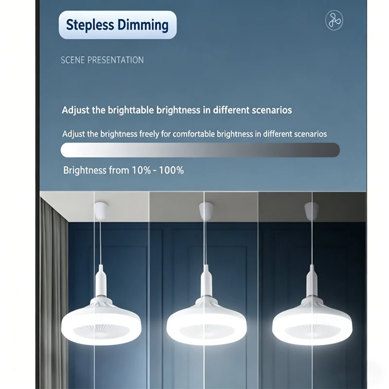 โคมไฟพัดลมเพดาน 2 in 1 ปรับควา - Decor Lighting Ceiling Fans บทวิจารณ์และราคา