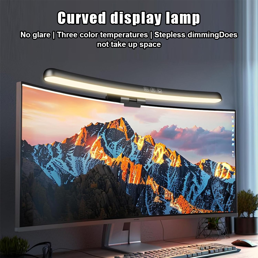 โคมไฟติดหน้าจอแบบโค้ง ปรับความ - Touch Dimmer Lamp บทวิจารณ์และราคา